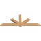 Ekena Millwork Kennewick Timber Gable Bracket, Western Red Cedar, 96"W x 36"H x 3 1/2"D x 5 1/2"F, 9/12 Pitch GBW096X36X0406KEN00SWR - alternate 4